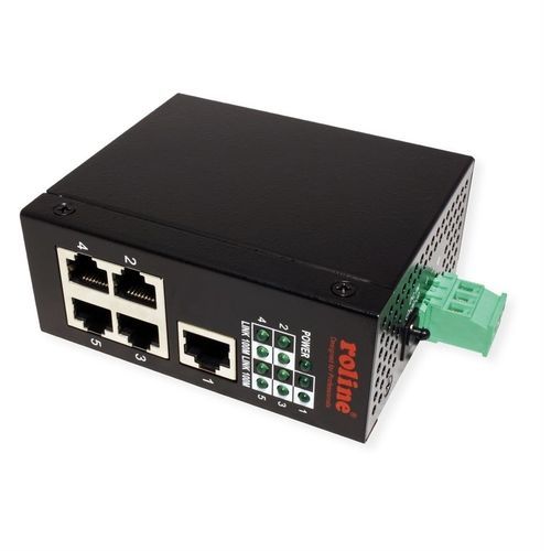 Unmanaged ethernet switch - 21131155 - SECOMP Electronic Components GmbH - 5 ports / fast ethernet / DIN rail