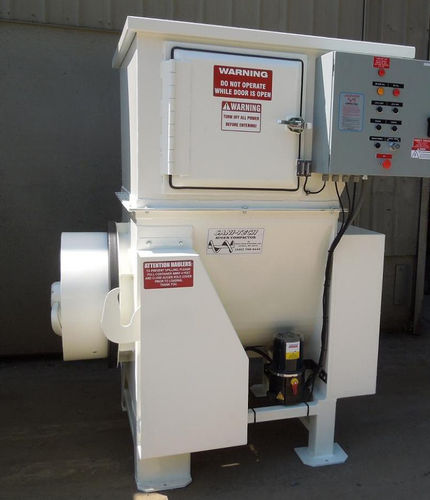 Waste recycling waste compactor - ST524 series - Sanitech - fixed / hydraulic