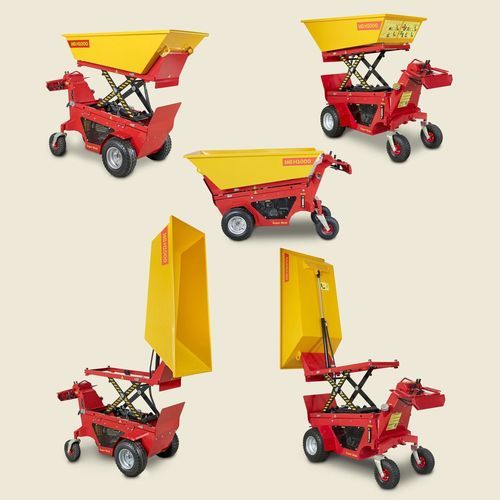 Rubber-tired mini dumper - H1000 'Super Skub' High Tip - HG - 100% ELECTRIC DUMPERS - hydraulic / gasoline engine / rear unloading