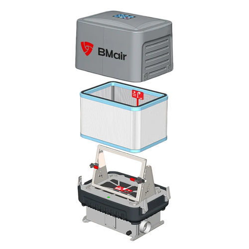 Particulate filtration system - MAO-3 series - BMAir International BV - activated carbon / air / high-efficiency