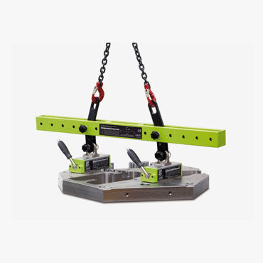 Manually switched permanent lifting magnet - FX-LT1000 - Flex Lifting Cranes by AxA Group S.r.l. - fixed beam