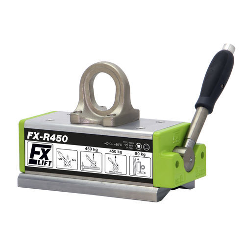 Manually switched magnetic lifter - FX-R450 - Flex Lifting Cranes by AxA Group S.r.l. - handling / rectangular