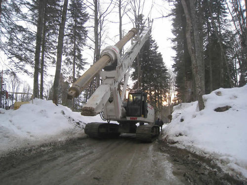 Continuous flight auger (CFA) drilling rig - HR 260 - MAIT S.p.A. - geotechnical / piling / crawler