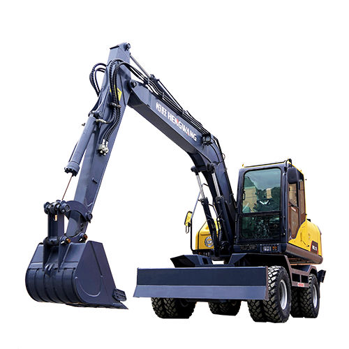 Rubber-tired excavator - HWL-120 - Shandong Hengwang Group Co., Ltd. - medium / diesel / mining and quarrying
