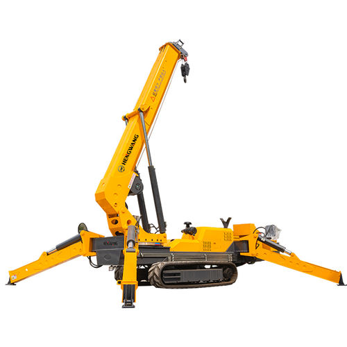 Crawler spider crane - HW1000 - Shandong Hengwang Group Co., Ltd. - telescopic