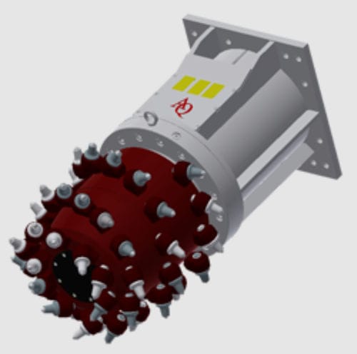 Excavator hydraulic milling cutter - AQ series - Antraquip