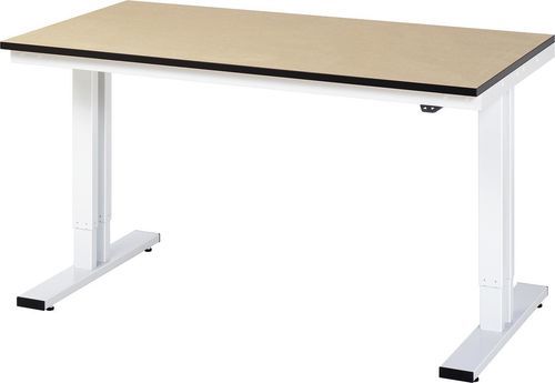 Steel workbench - 08-WT-150-080-F - RAU - height-adjustable / electric