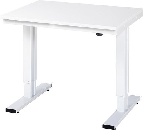 Steel workbench - 08-WT-100-080-M - RAU - height-adjustable / electric