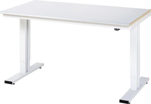 Steel workbench - 08-WT-150-080-S - RAU - for workshops / height-adjustable / electric