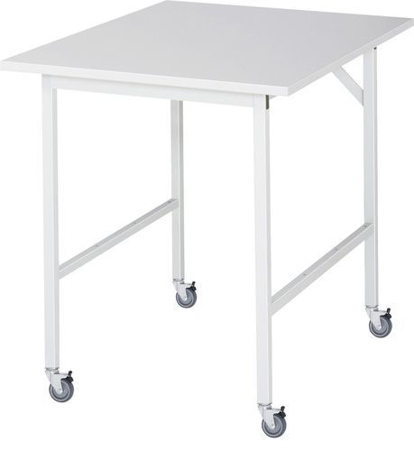 Steel workbench - 06-500M10-07-4LF.12 - RAU - for workshops / mobile
