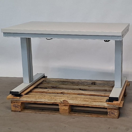 Steel workbench - 08-WT-125-080-HE4-Sch - RAU - industrial / for workshops / height-adjustable