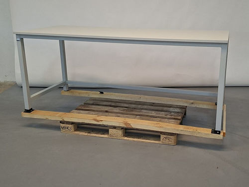 Steel workbench - 03-900-1-M22-20H.12-Sch - RAU - for workshops / for heavy loads / fully-welded