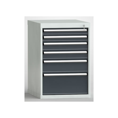 Storage cabinet - SEB  - KLW LUTZ - floor-mounted / 6-drawer / metal