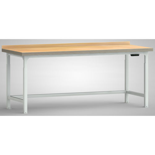 Beech workbench - WPJL01-20M45-X3D01 - KLW LUTZ - for workshops / fully-welded / height-adjustable