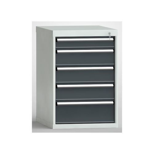 Small parts storage chest of drawers - SEB0850-05NP-007 - KLW LUTZ