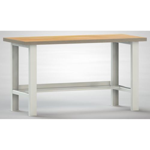 Beech workbench - WS503N-1500M40-X1580 - KLW LUTZ - for workshops / industrial / modular