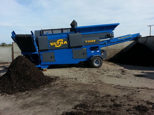 Dry screening screener - T-1500 - Compact Screens - for recycling / mobile / drum