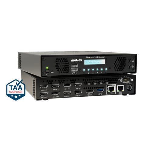 Encoder decoder - Maevex 6152  - Matrox Video - audio / video / Ethernet