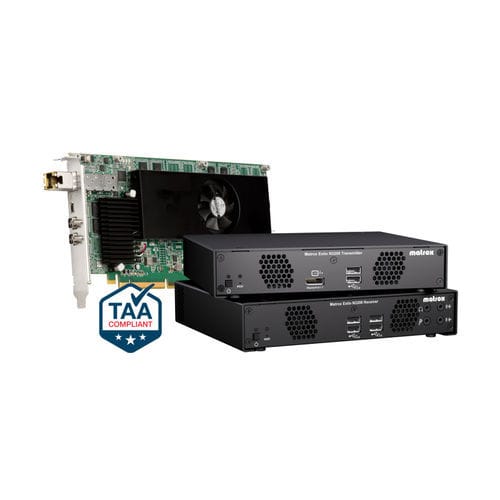 Ethernet extender - Extio N3208 - Matrox Video - network / USB / KVM