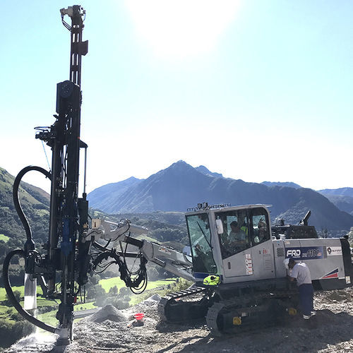 Automatic drilling rig - HCR 1100-ED - Ripamonti Dr Gianni S.r.l - telescopic / construction / for quarries