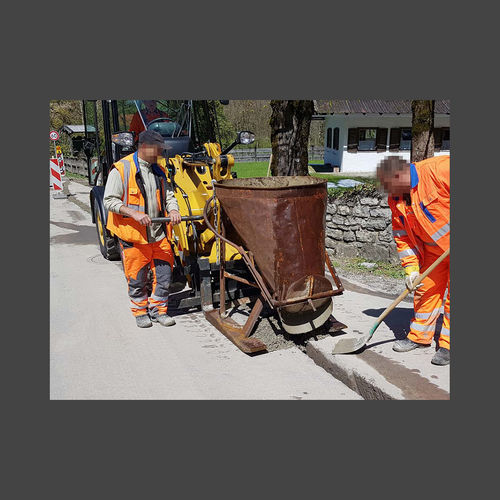 Stone and concrete cutting wheel - DMW 130 Wheel 600 - KEMROC Spezialmaschinen GmbH - for concrete / custom-made / engineering