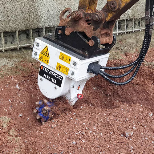Excavator hydraulic milling cutter - KR 18 - KEMROC Spezialmaschinen GmbH - rotary