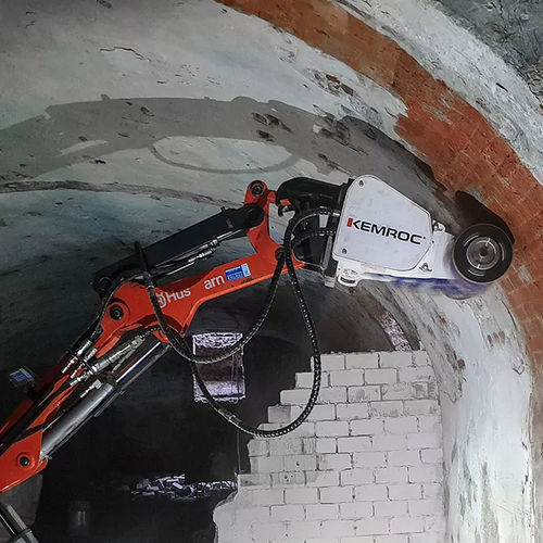 Excavator hydraulic milling cutter - ES 20 - KEMROC Spezialmaschinen GmbH - rotary
