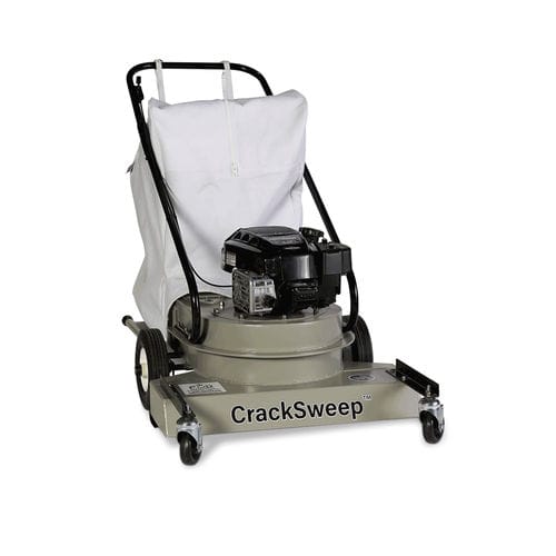 Walk-behind suction sweeper - CrackSweep™ - FOD - gasoline / outdoor / dust