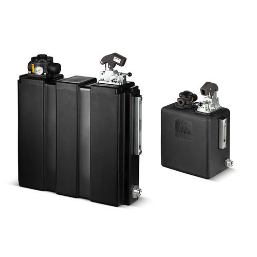Flow-control reservoir - R series - Ikron - for liquids / plastic / rectangular