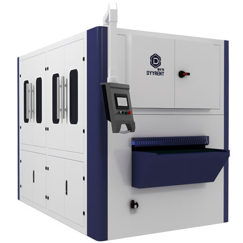 Brush roller polishing machine - DRL-800 - Dyyrent Machine - for metals / copper / for flat parts