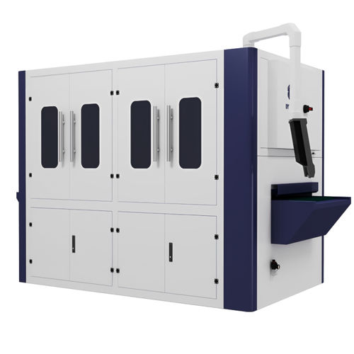 Brush roller polishing machine - DRL-1300 - Dyyrent Machine - for metals / copper / for flat parts