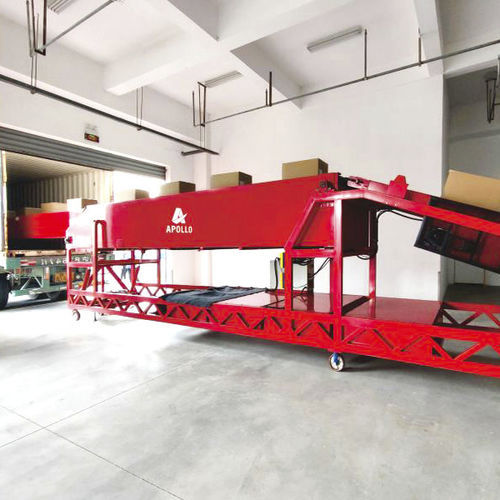 Belt conveyor - 15030 series - Suzhou APOLLO Automation Equipment Co., Ltd - hydraulic / horizontal / with adjustable slope