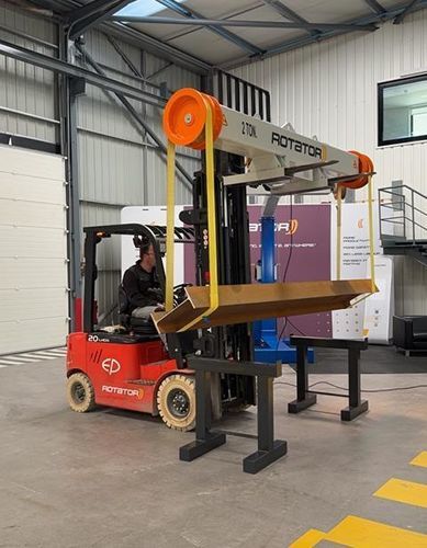 Load rotator - Fastrotator - drum / positioning / for assembled machine parts