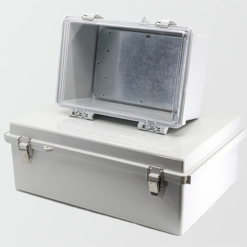 Enclosure with hinged door - HINGEDBOX - Supertronic - wall / rectangular / square
