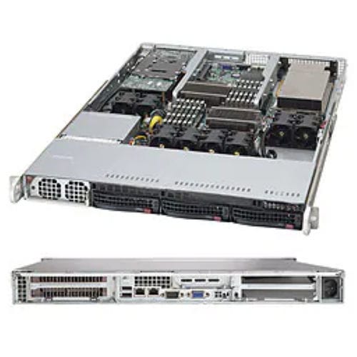 Rack-mount chassis - 818G-1400B - SUPERMICRO - 1U / backplane / high ...