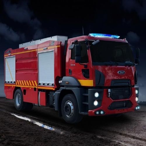 Truck-mounted fire-fighting platform - RN Auto Industry - firefighter