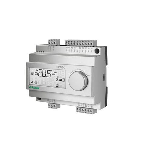 Graphic temperature controller - OP10 - Regin - with LCD display / programmable / IP20
