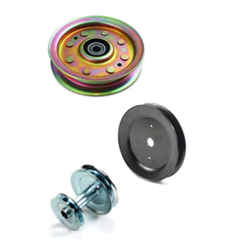Sheet metal pulley - The Gear Edges - groove / for belt conveyors / belt tension