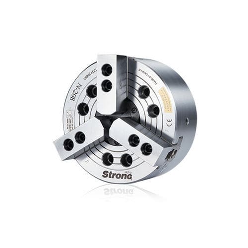 Power chuck - N-200A - DI CHUN IRON WORK CO., LTD. - 3-jaw / through-hole