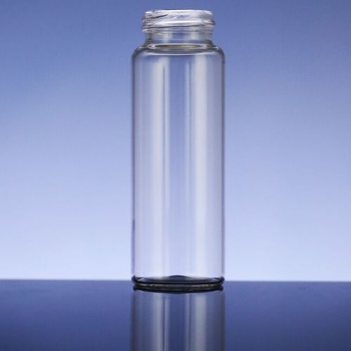Screw-in vial - Canzhou Four-star Glass Co., Ltd. - cylindrical / borosilicate glass / clear glass