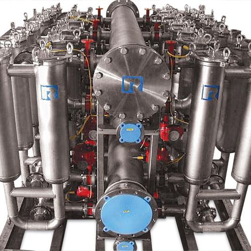 Pressure filter unit - Rosedale Products Inc. - for liquids / automatic / self-cleaning