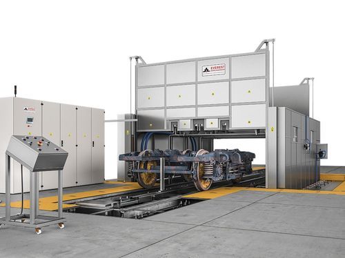 Hot water high-pressure cleaner - BogieClean - Everest Elektro Mekanik Makina Sanayi ve Tic. A.S - stationary / industrial / water saving