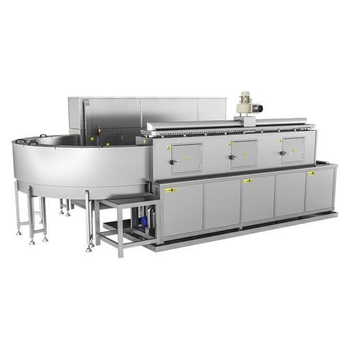 Washing tunnel with belt conveyor - TunClean - Everest Elektro Mekanik Makina Sanayi ve Tic. A.S - rinsing / with drying / degreasing