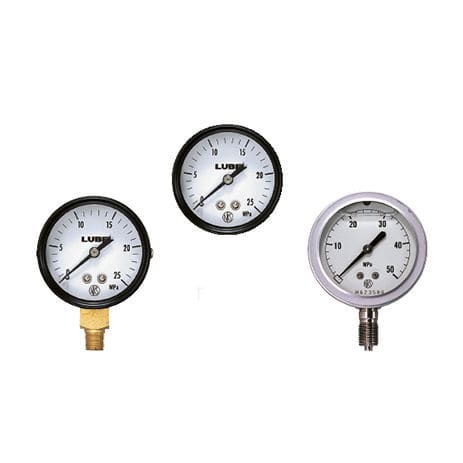 Differential pressure gauge - PB250 - LUBE USA - analog / R 1/4 / Bourdon tube