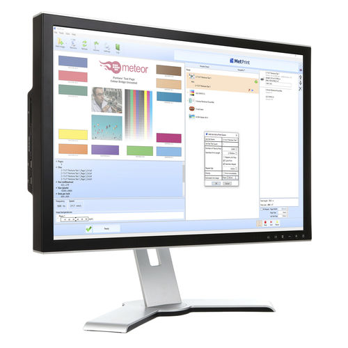 Printing software - MetPrint - Meteor Inkjet Ltd - interface / application programming / quality