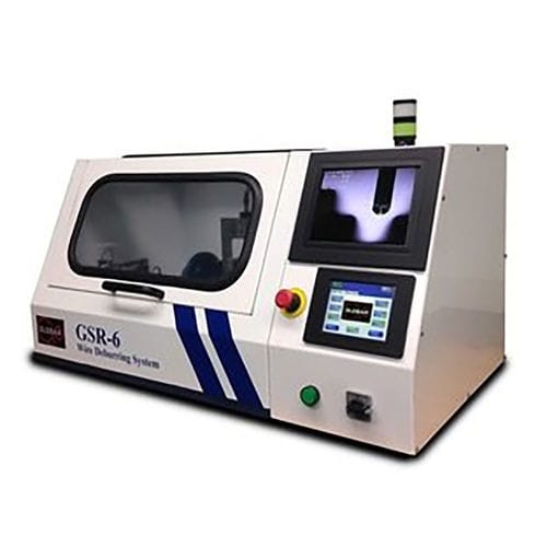 Automated deburring machine - GSR-6 - MMT - metal parts / for profiles / compact