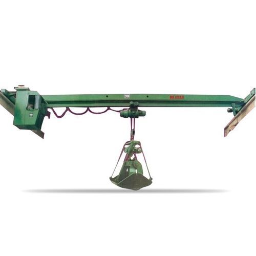 Single-girder overhead crane - LDZ/LZ - HUAGONG INDUSTRY GROUP - with grab
