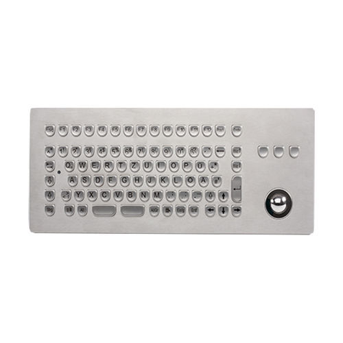 Panel-mount keyboard - KV01217 - GETT Asia Ltd. - with mechanical keys / 84-key / with trackball