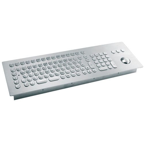 Panel-mount keyboard - KV14008 - GETT Asia Ltd. - with mechanical keys / 105-key / with trackball