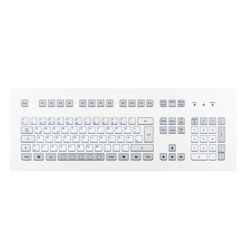 Rack-mount keyboard - KS18273 - GETT Asia Ltd. - membrane / 105-key / industrial